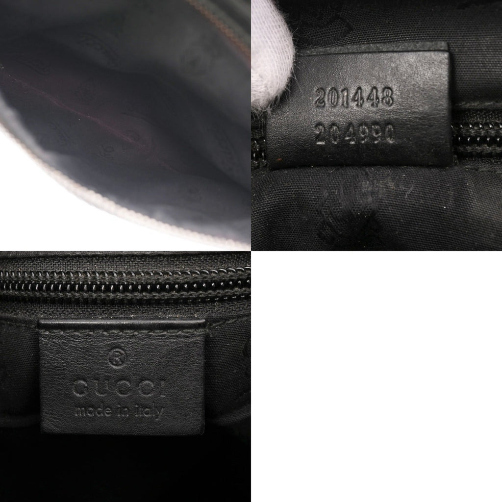 Gucci Black Pvc Shoulder Bag (Pre-Owned)
