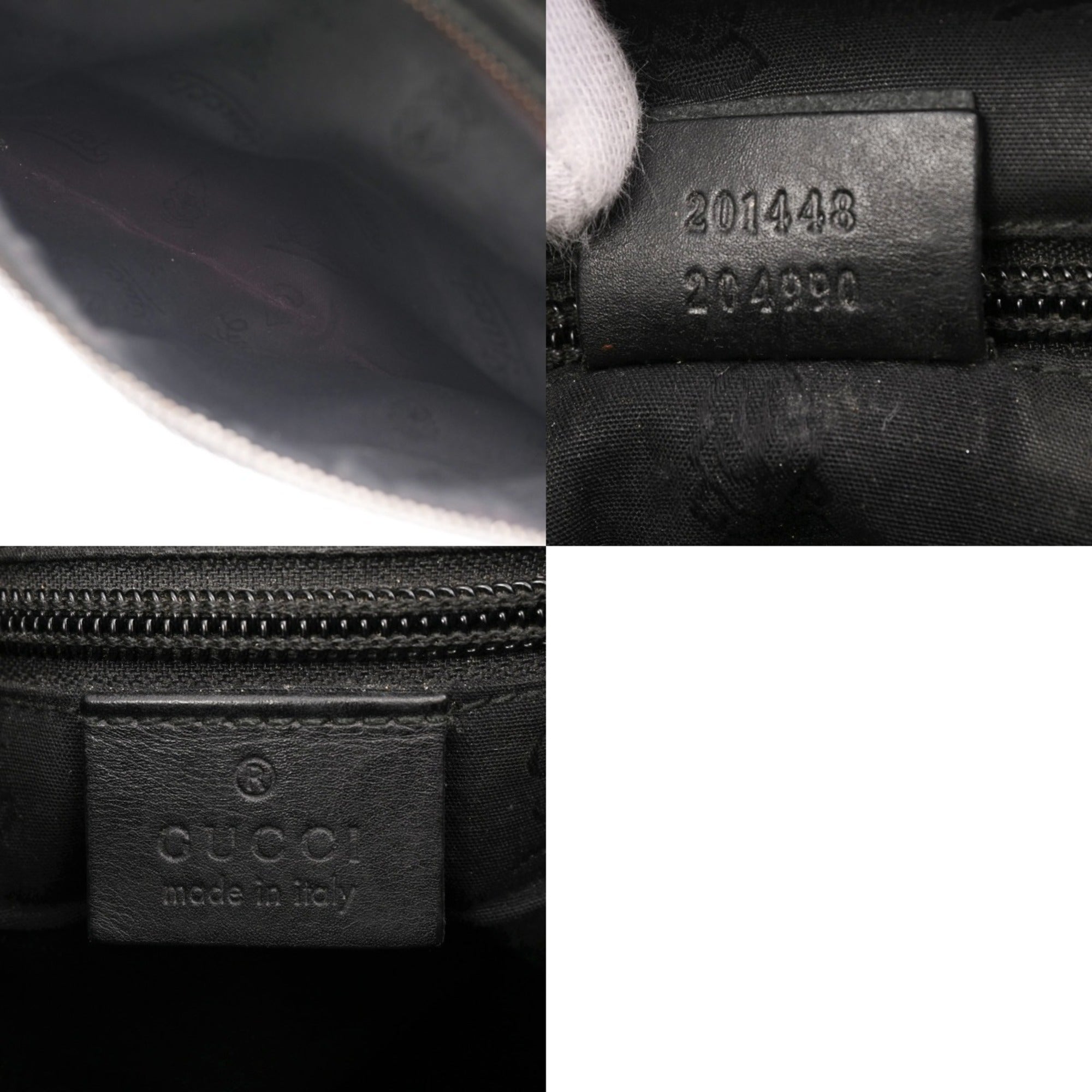 Gucci Black Pvc Shoulder Bag (Pre-Owned)