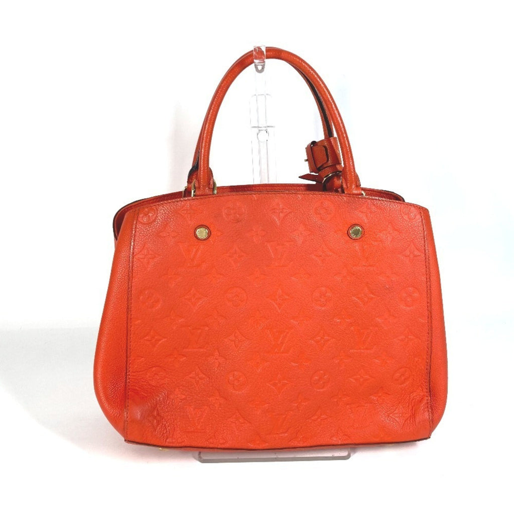 Louis Vuitton Orange Monogram Empreinte Handbag Shoulder Bag Tote Bag