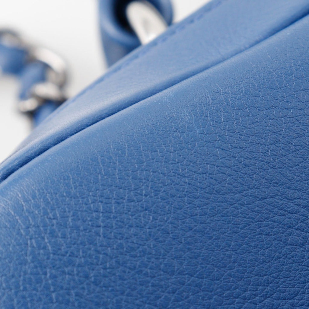 Chanel Blue Leather Handbag