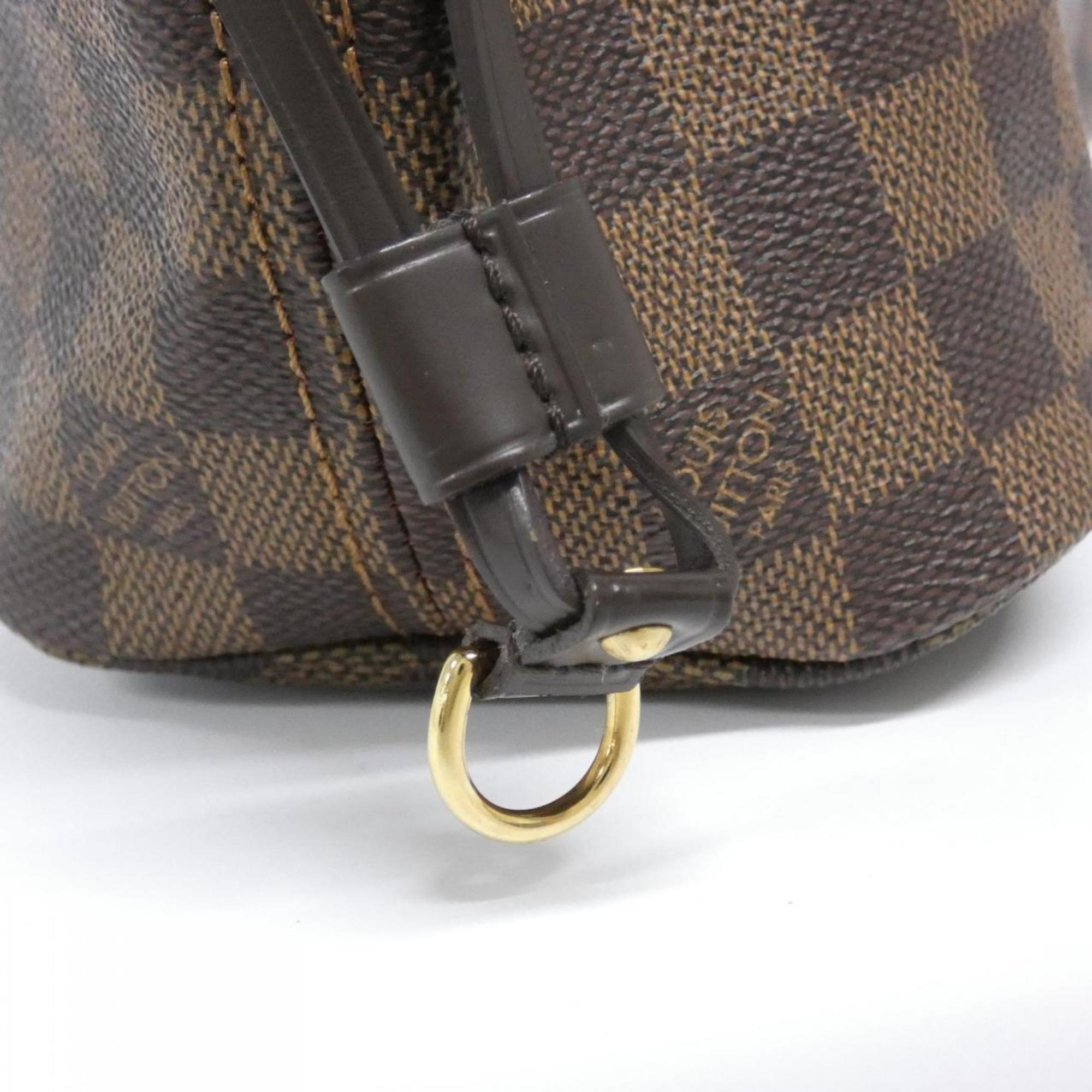 Louis Vuitton Brown Coated Canvas Handbag
