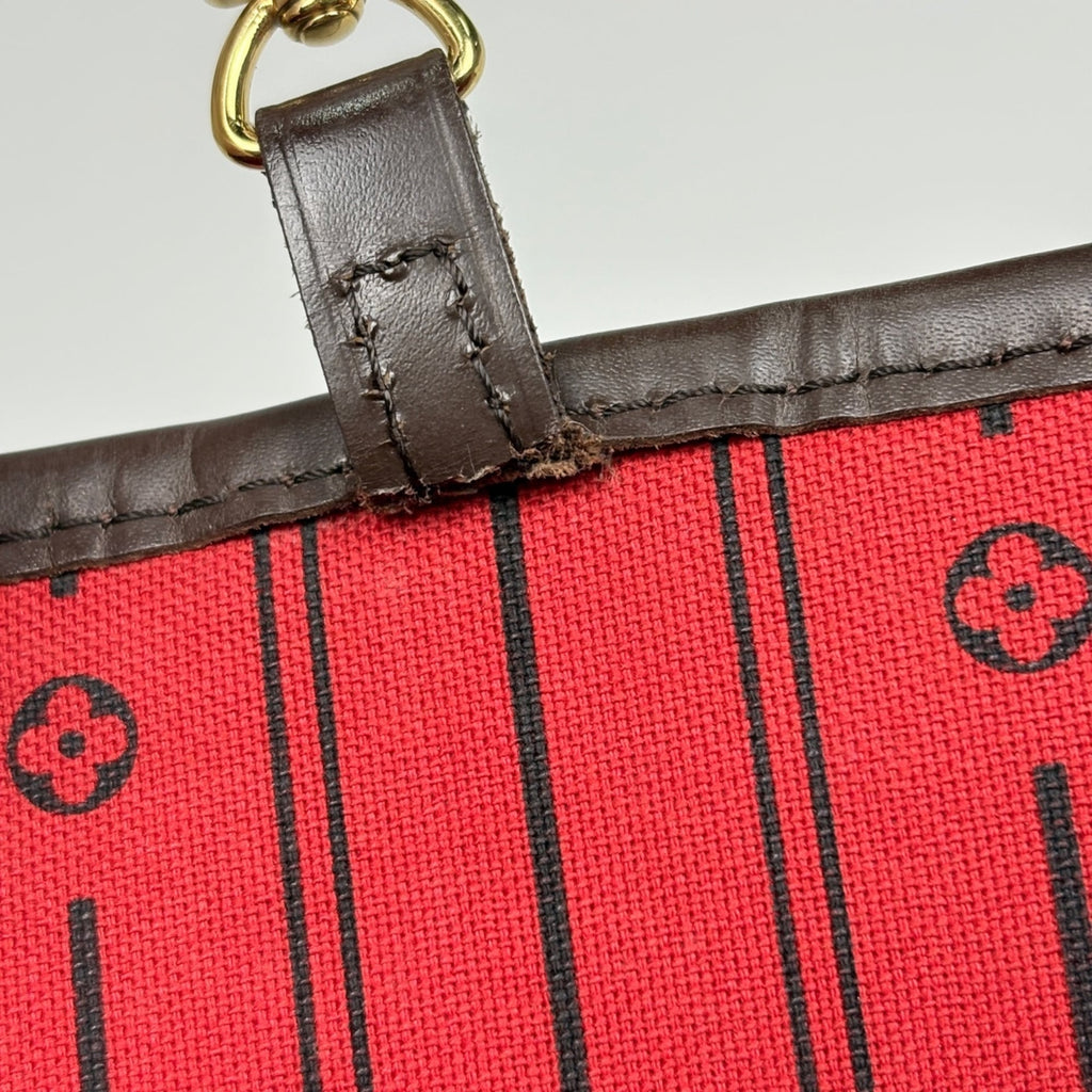 Louis Vuitton Brown Damier Canvas Shoulder Bag Tote Bag