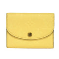 Louis Vuitton Jaune Monogram Yellow Monogram Empreinte Leather Wallet