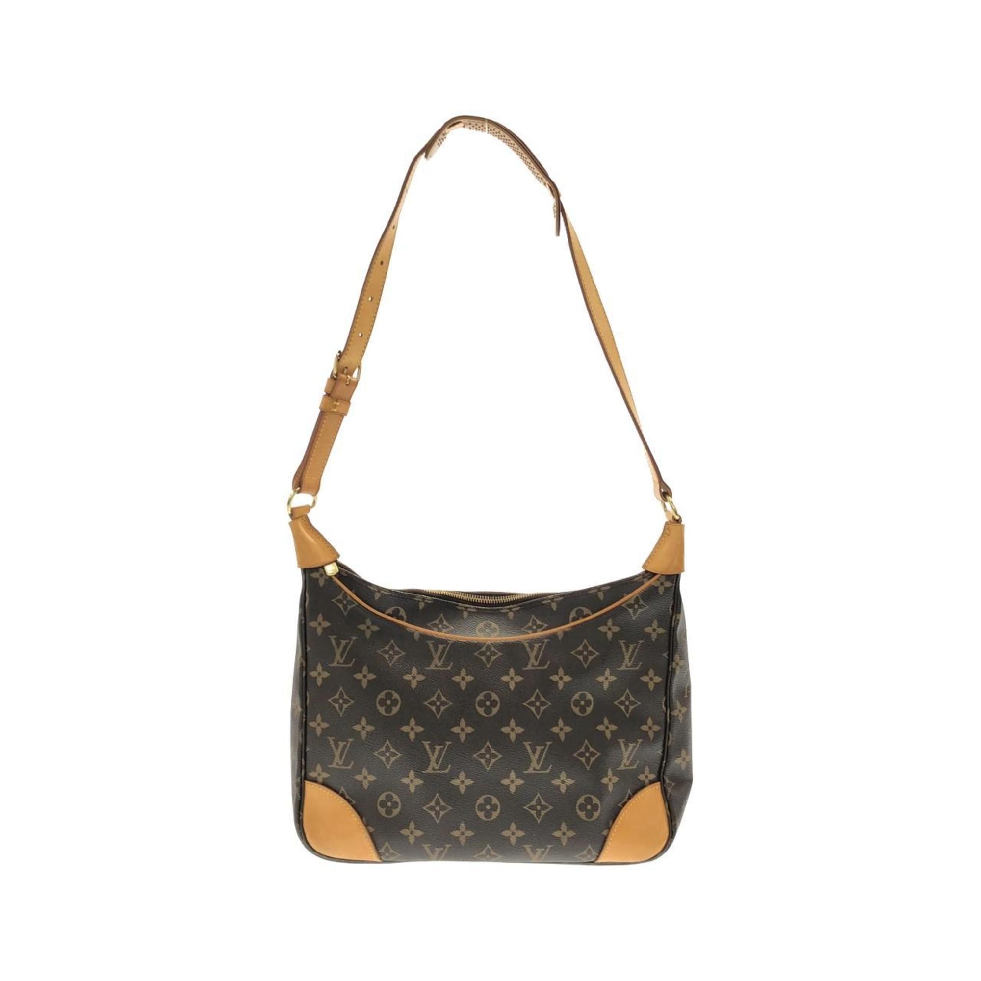 Louis Vuitton Marron Coated Canvas Shoulder Bag