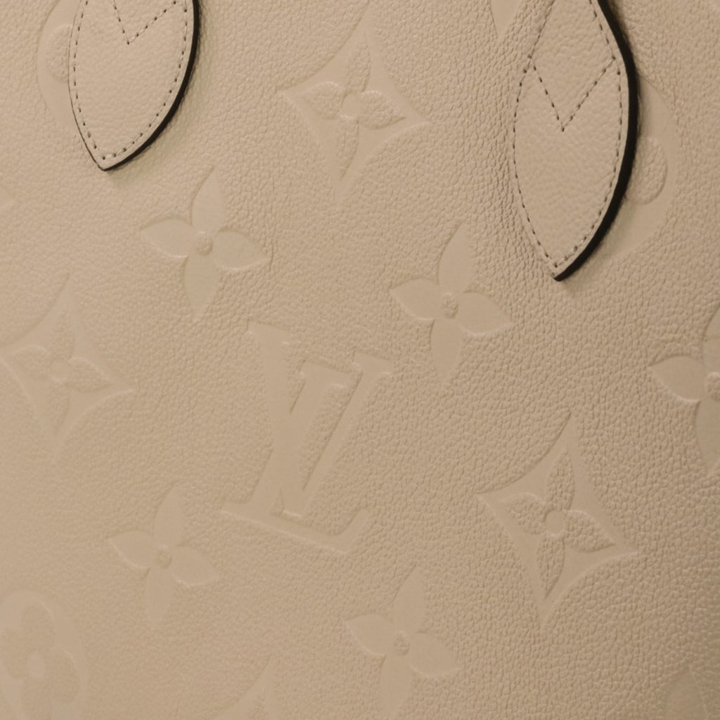 Louis Vuitton Cream Monogram Empreinte Tote Bag