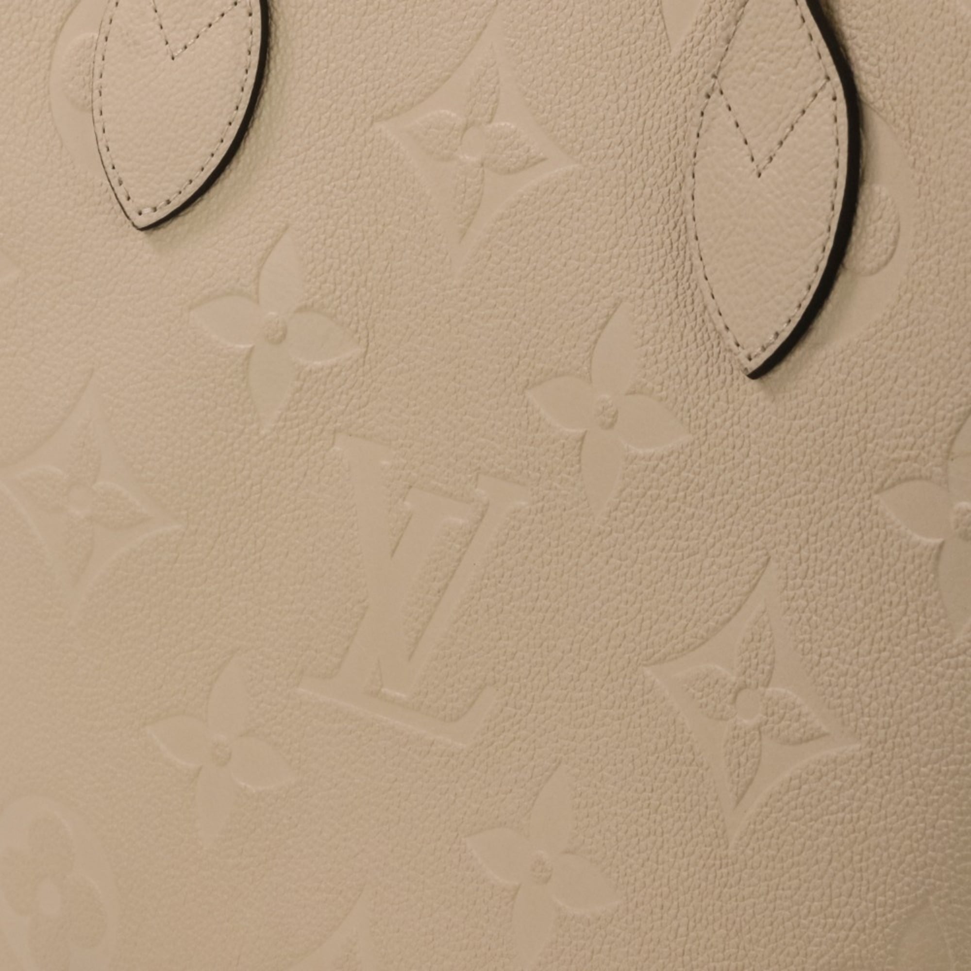 Louis Vuitton Cream Monogram Empreinte Tote Bag