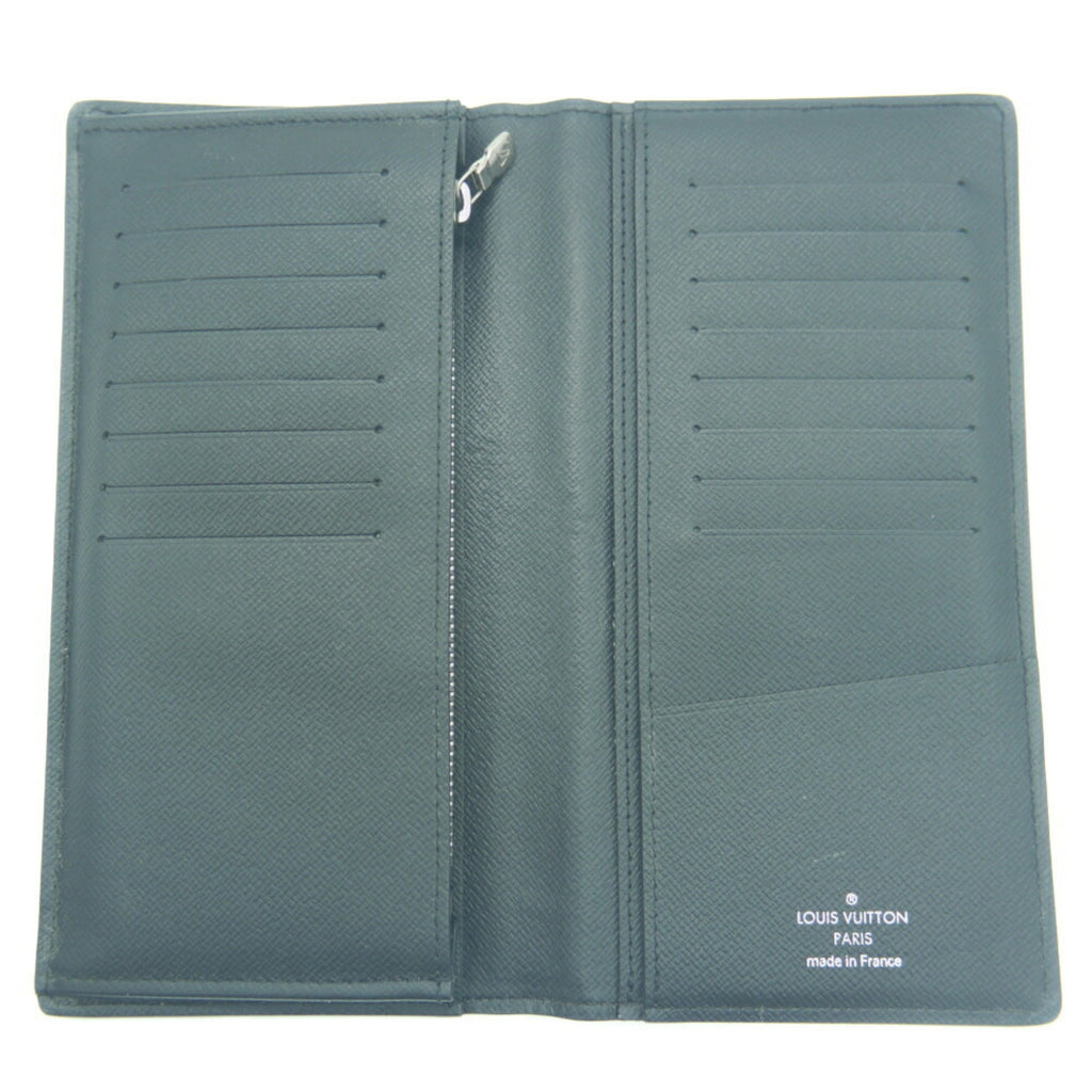 Louis Vuitton Noir Taiga Leather Long Wallet
