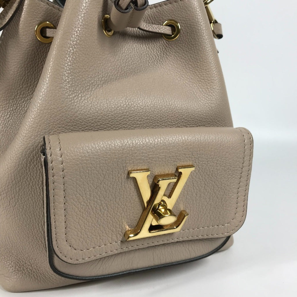 Louis Vuitton Beige Sand Leather Handbag Shoulder Bag