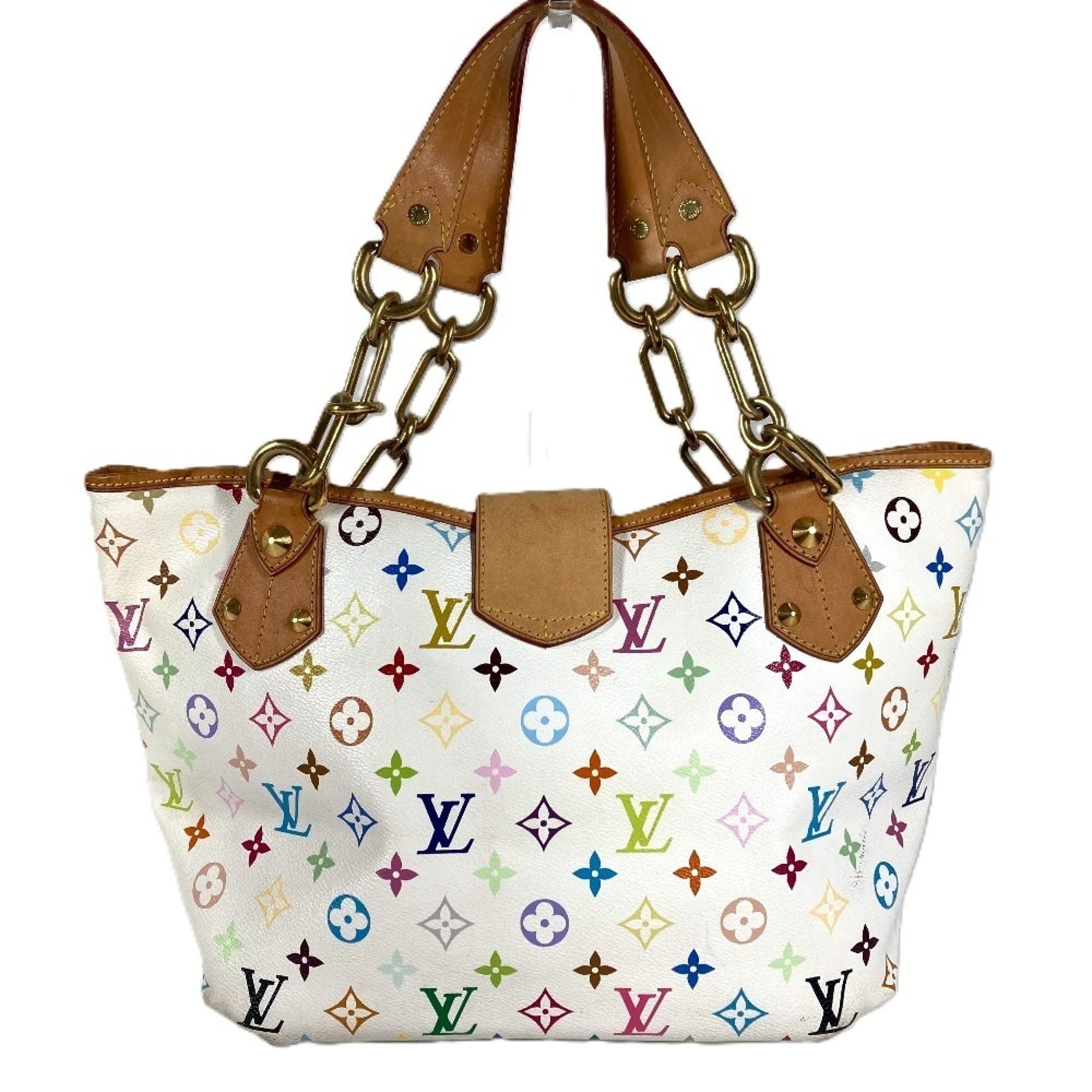Louis Vuitton White Monogram Multicolore Handbag Shoulder Bag
