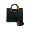 Gucci Black Leather Handbag Shoulder Bag (Pre-Owned)