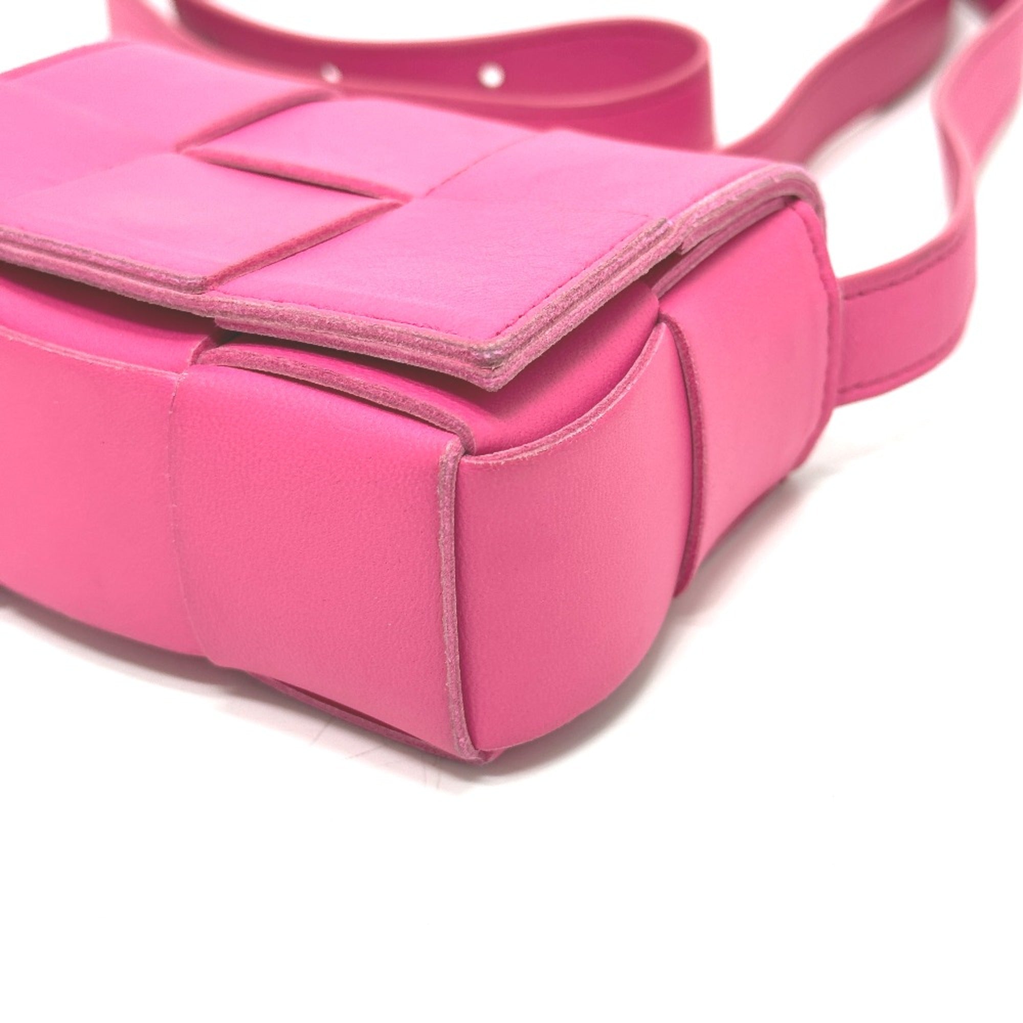 Bottega Veneta Pink Leather Shoulder Bag