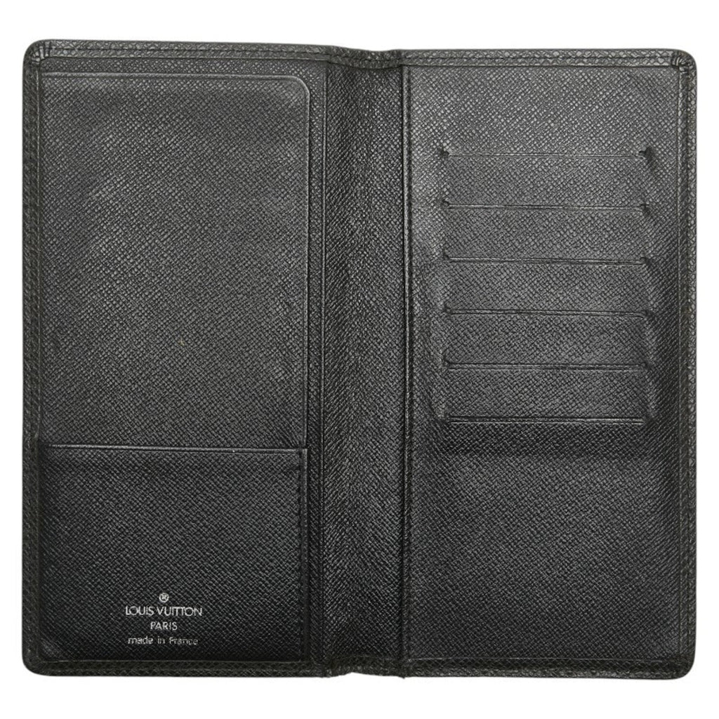 Louis Vuitton Taiga Black Leather Wallet