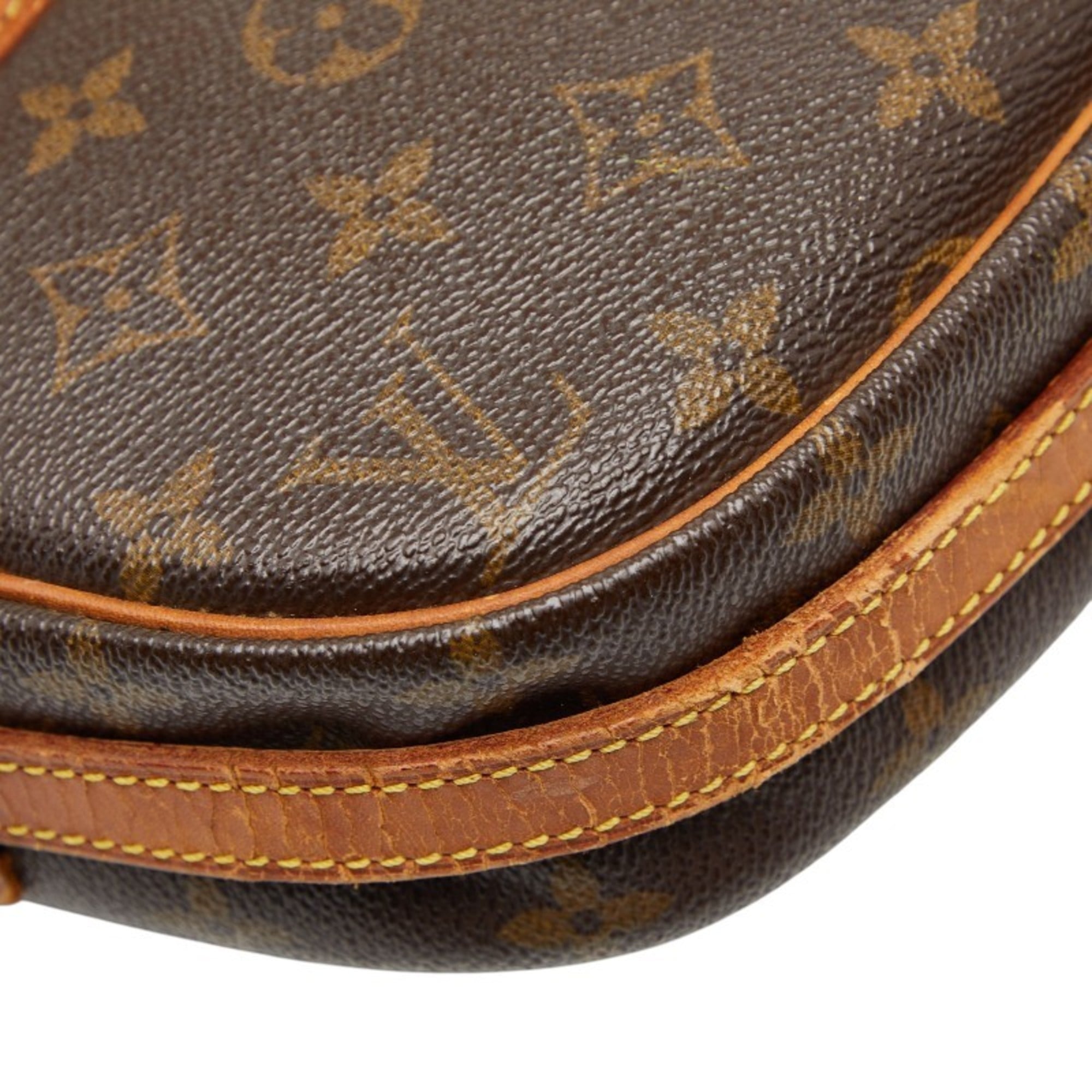 Louis Vuitton Brown Pvc Leather Shoulder Bag