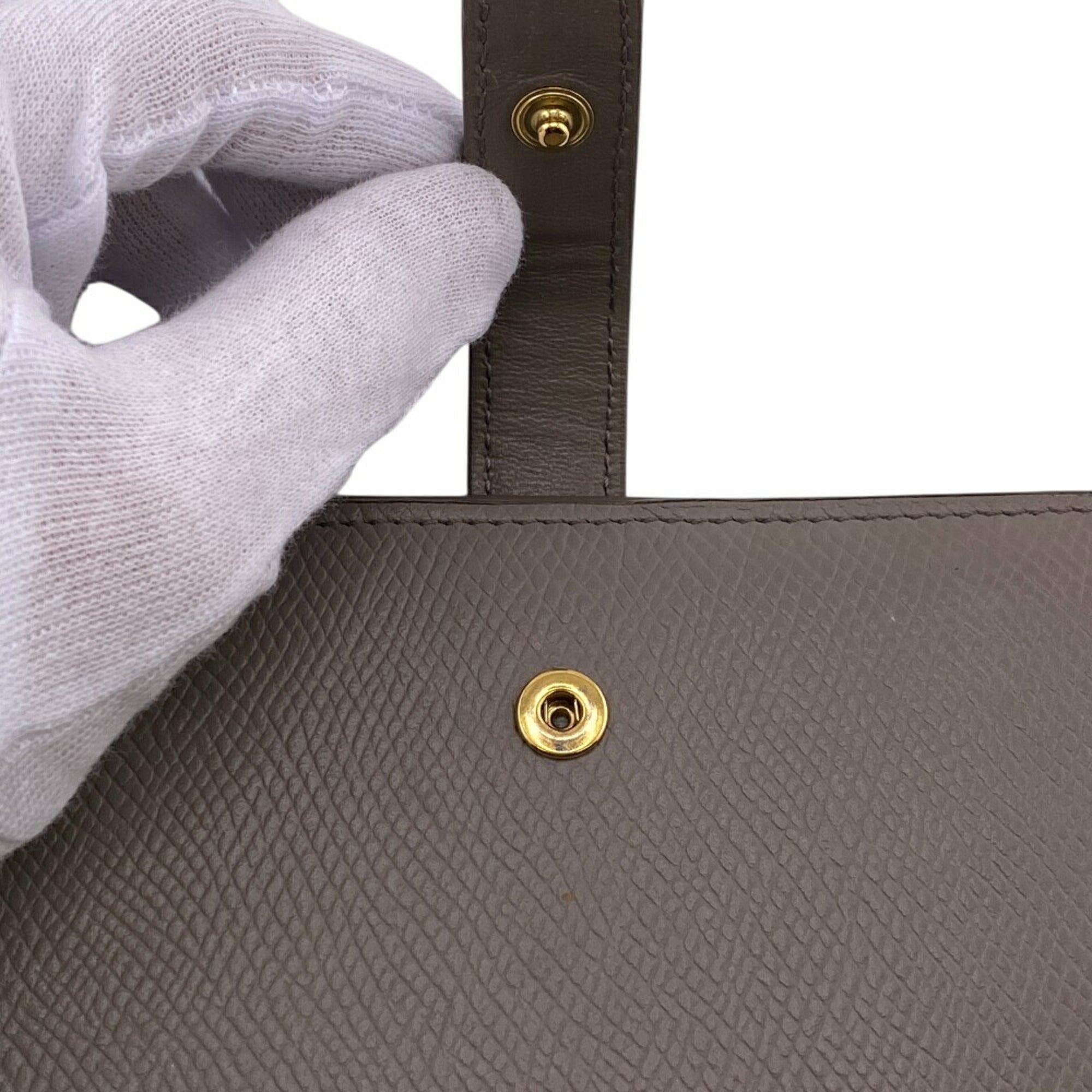 Celine Beige Leather Wallet (Bi-Fold)