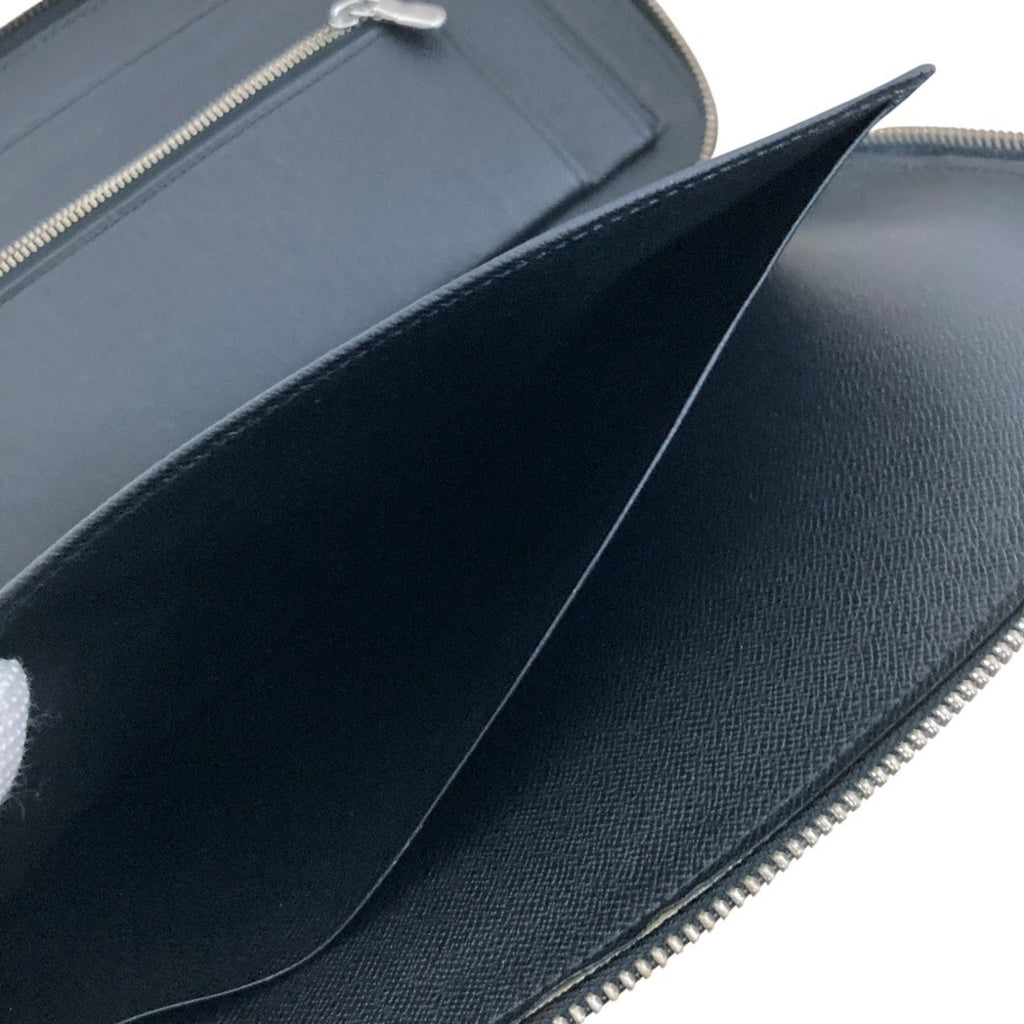 Louis Vuitton Ardoise Black Taiga Leather Long Wallet