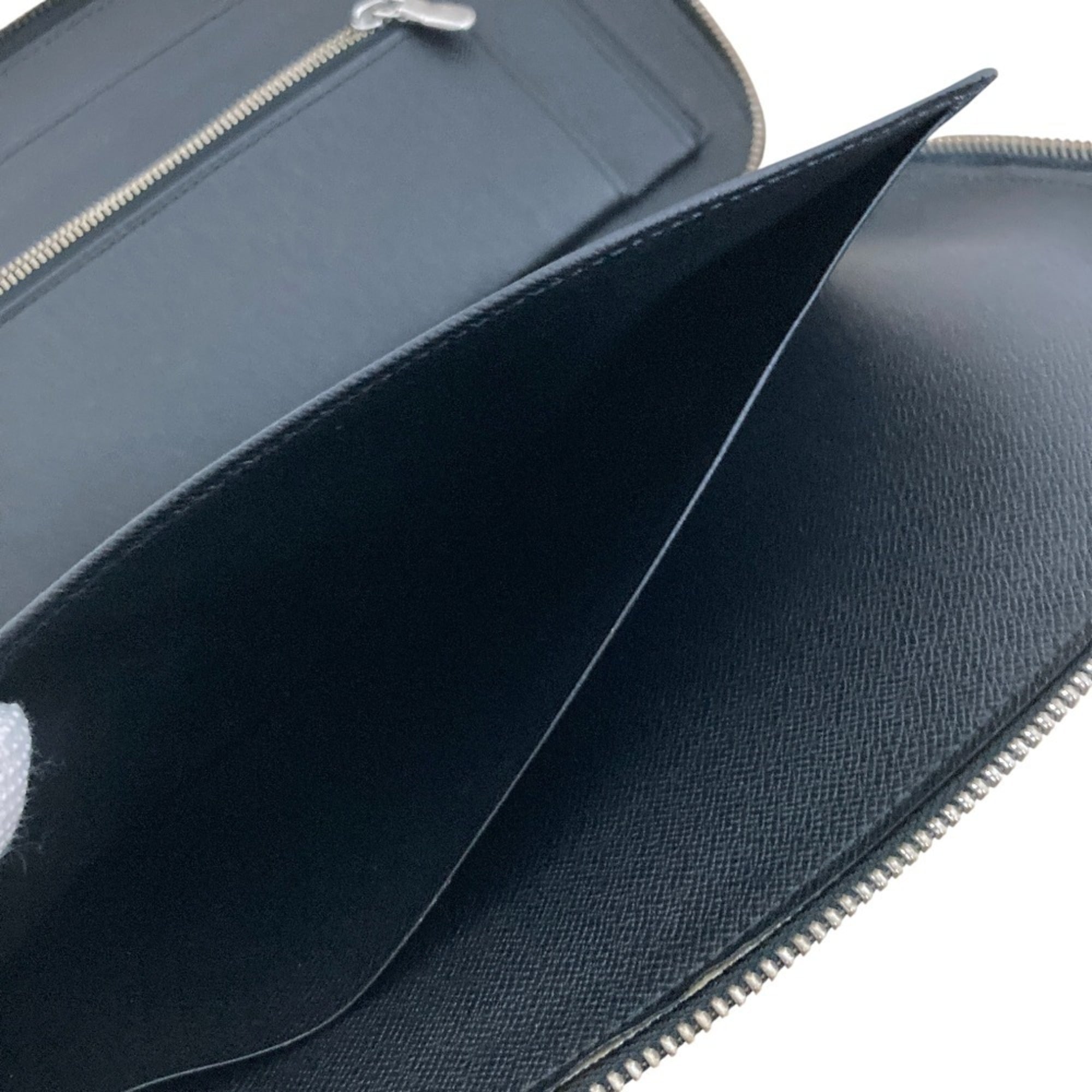 Louis Vuitton Ardoise Black Taiga Leather Long Wallet