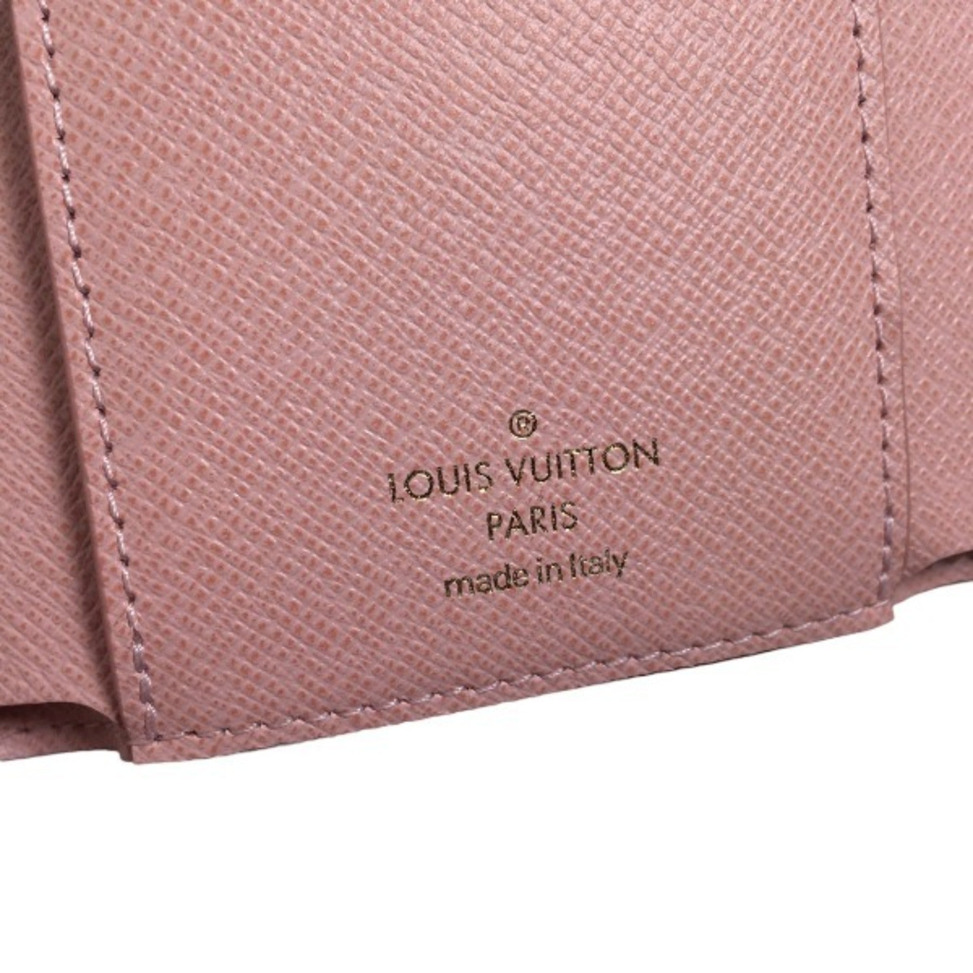 Louis Vuitton Rose Ballerine Monogram Wallet (Tri-Fold)