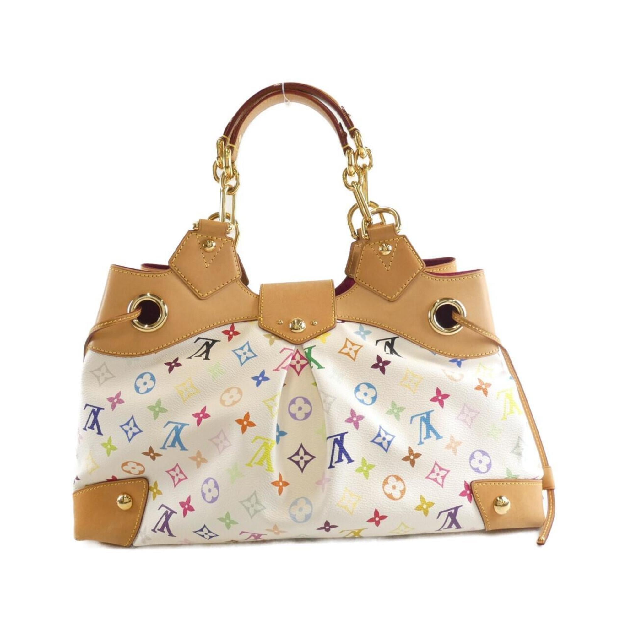 Louis Vuitton Multi-Color White Coated Canvas Shoulder Bag