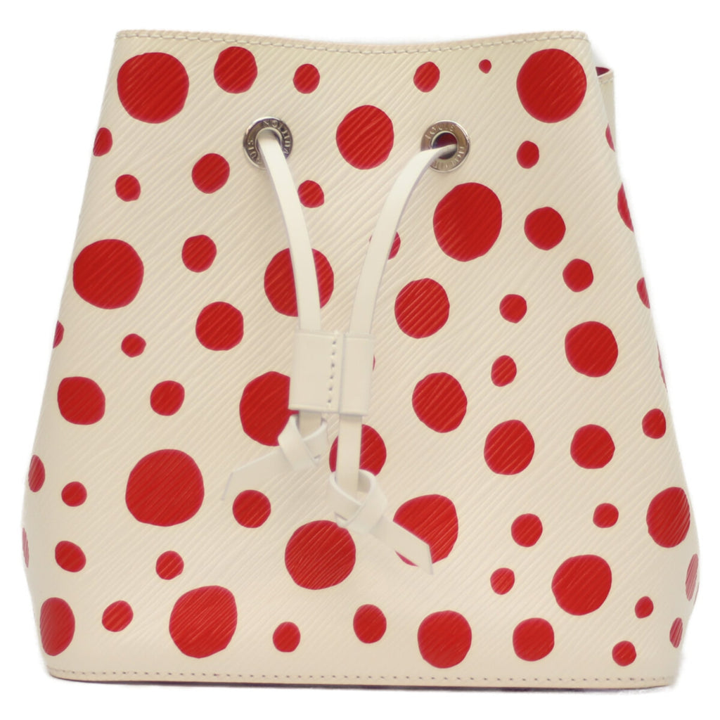 Louis Vuitton Red Color White Epi Leather Shoulder Bag