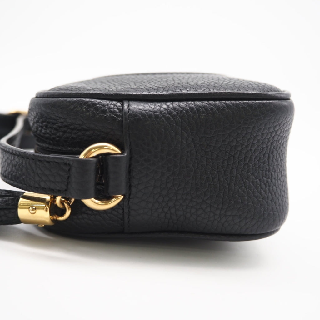 Gucci Black Leather Shoulder Bag (Pre-Owned)