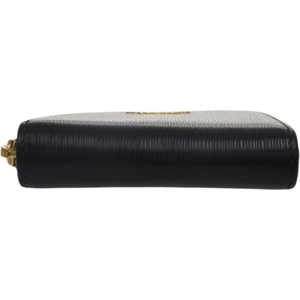 Prada Black Leather Coin Purse/Coin Case