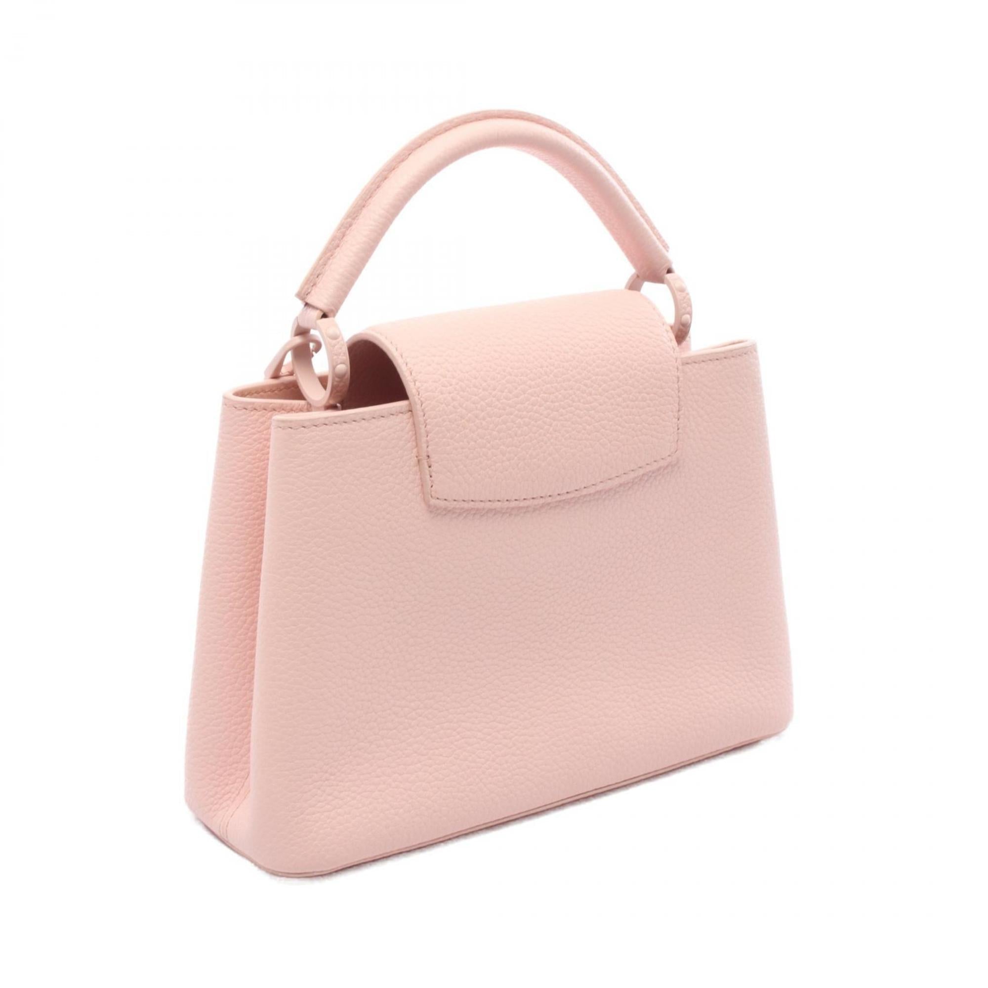 Louis Vuitton Pink Leather Handbag