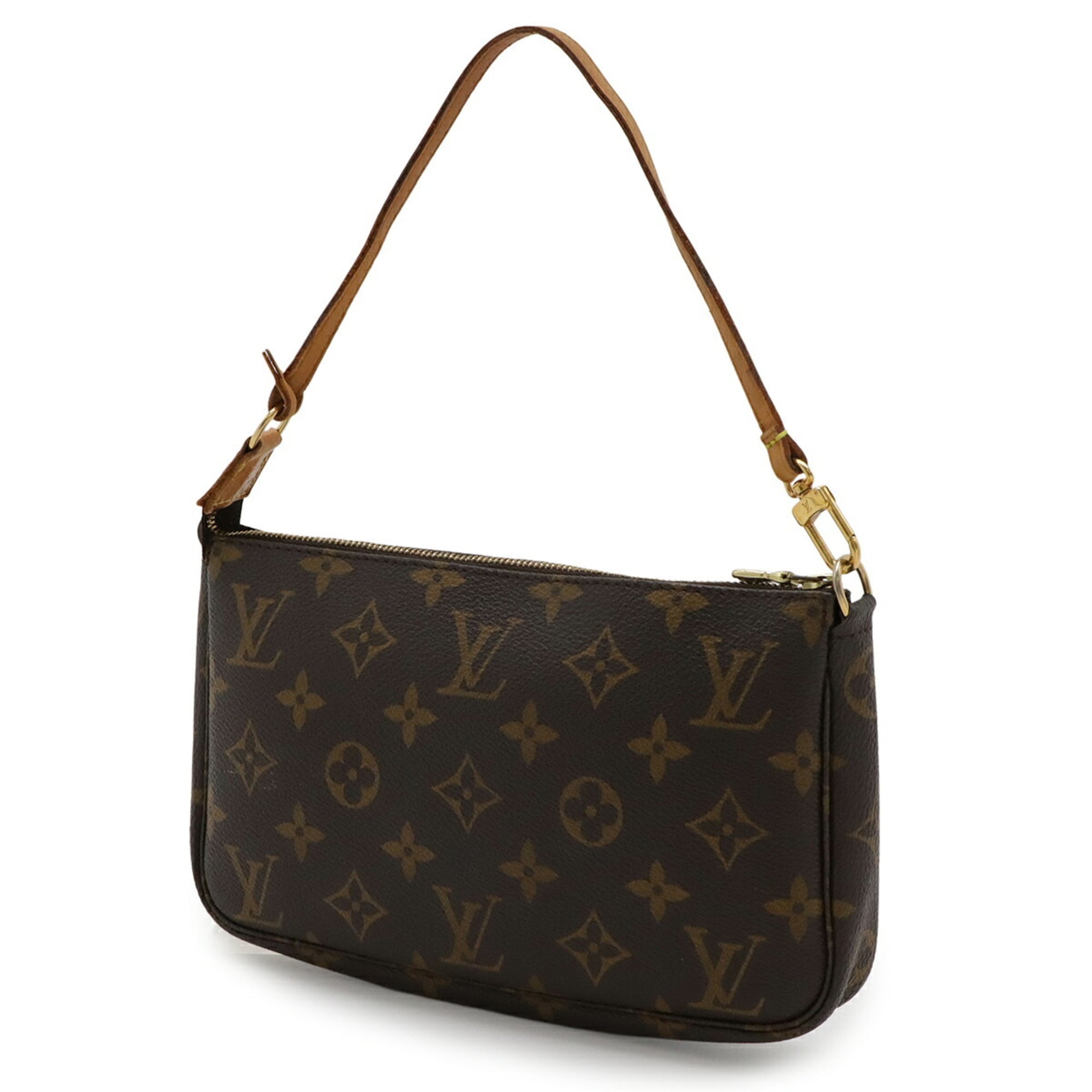 Louis Vuitton Brown Monogram Handbag Pochette Pouch