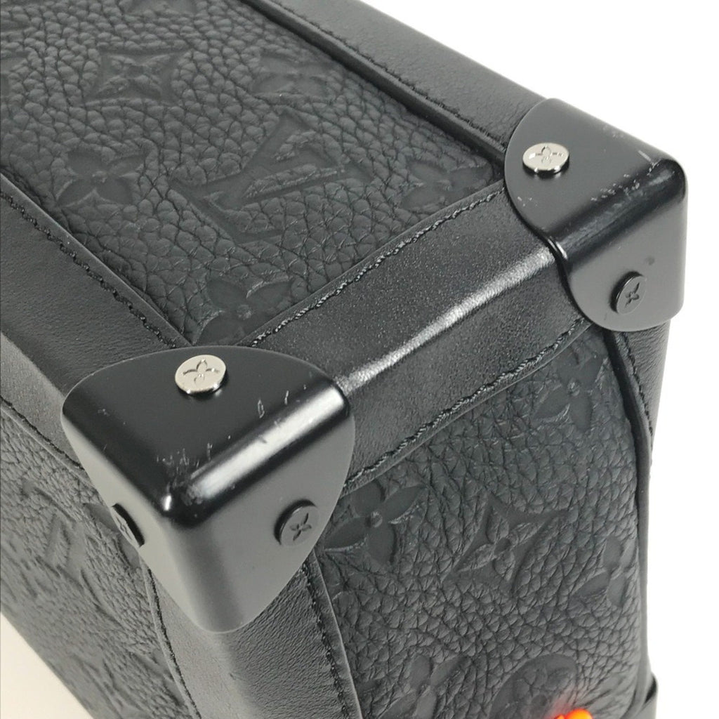 Louis Vuitton Black Noir Leather Clutch Bag Shoulder Bag