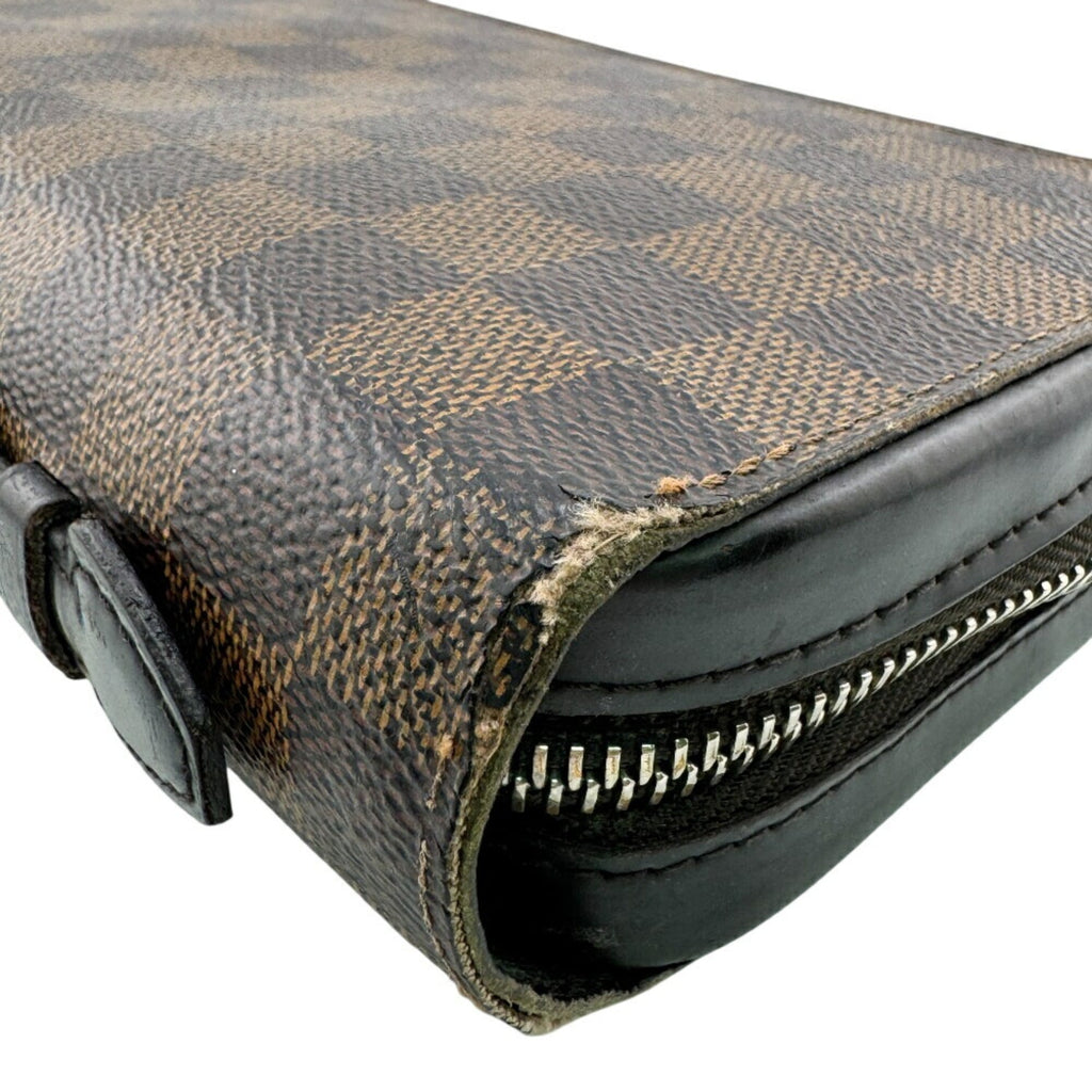 Louis Vuitton Brown Leather Long Wallet
