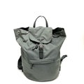 Prada Gray Leather Backpack