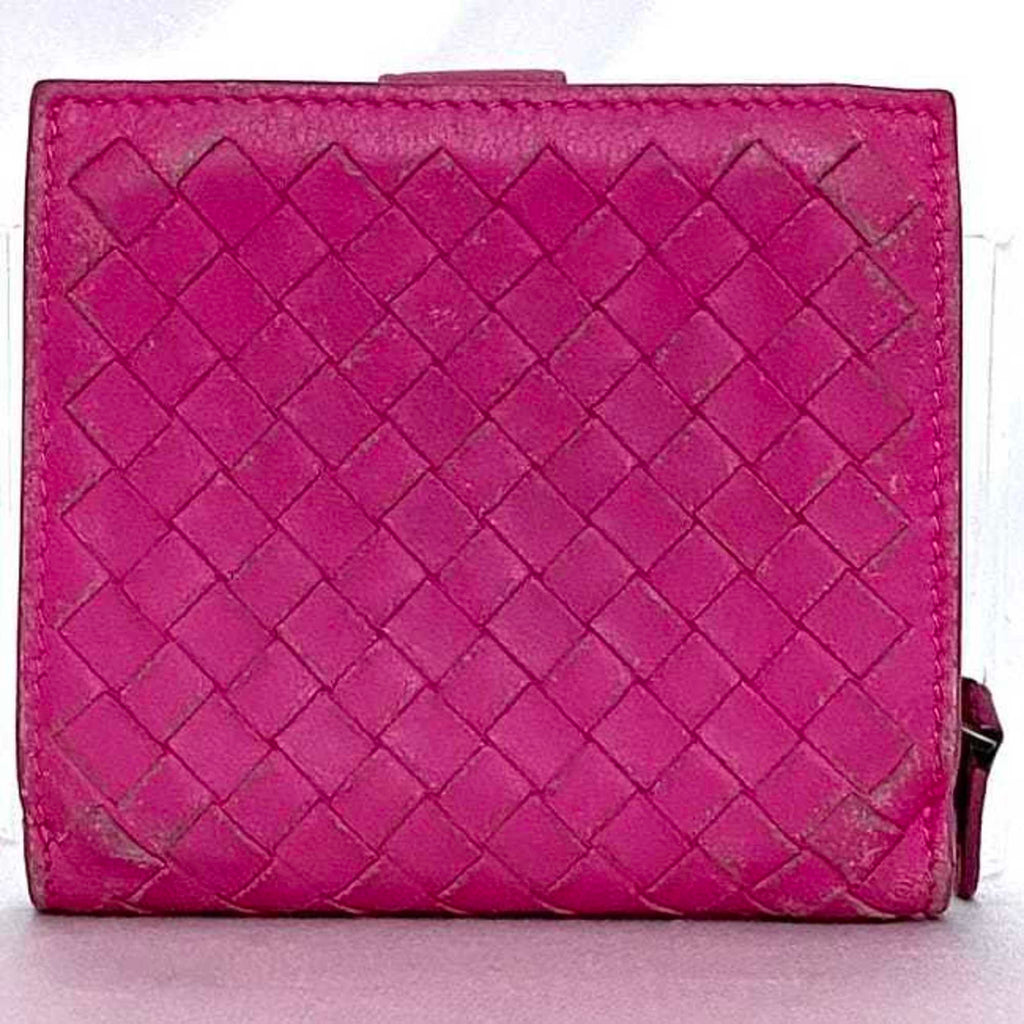 Bottega Veneta Pink Leather Wallet (Bi-Fold)