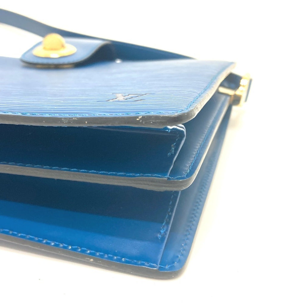 Louis Vuitton Blue Epi Leather Pochette Shoulder Bag