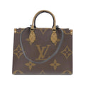 Louis Vuitton Marron Coated Canvas Handbag