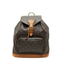 Louis Vuitton Brown Pvc Leather Backpack