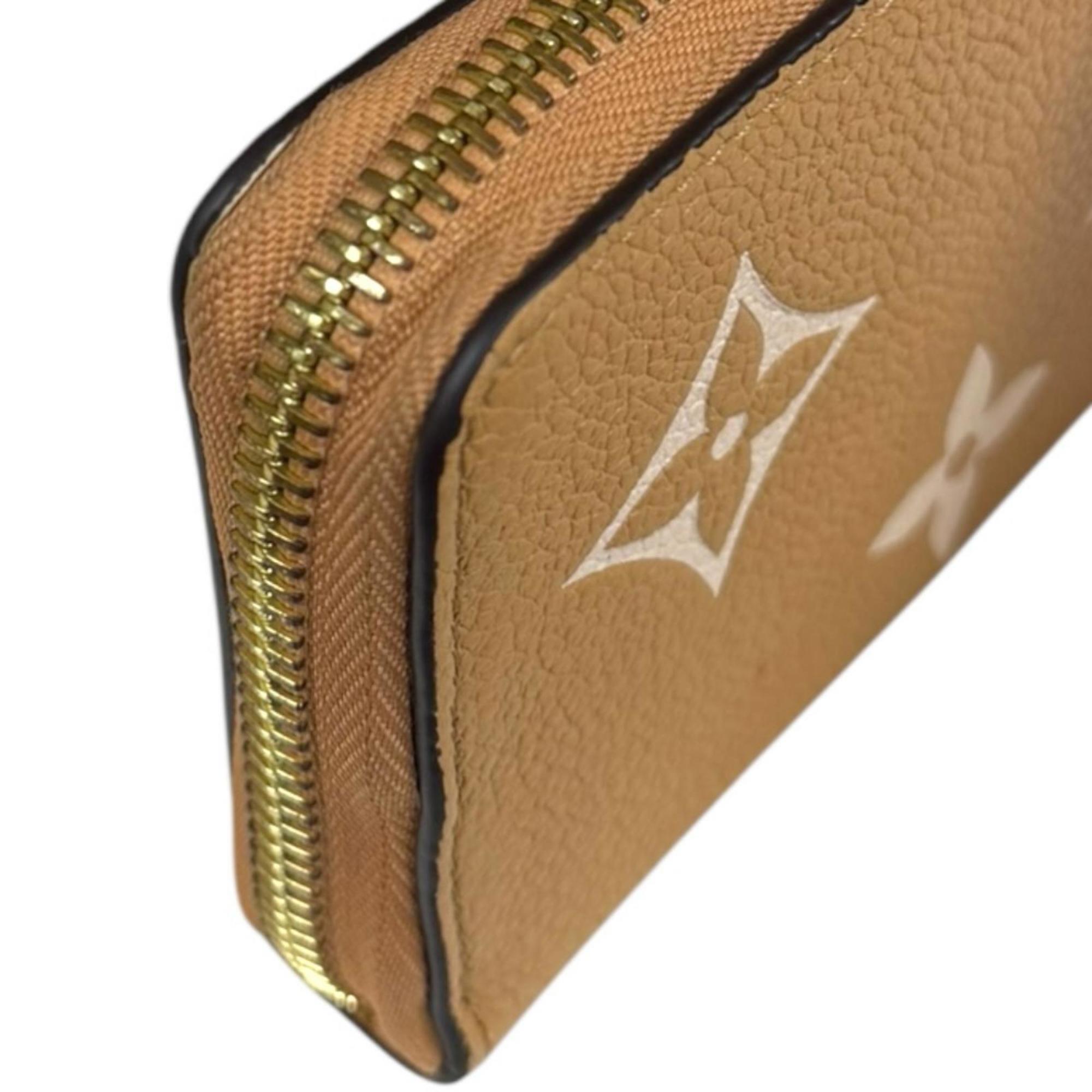 Louis Vuitton Monogram Empreinte Beige Galle Or Monogram Empreinte Coin Purse/Coin Case