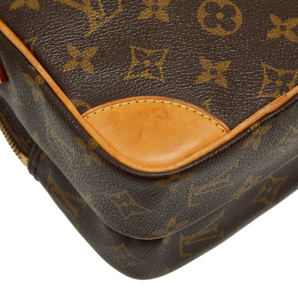 Louis Vuitton Brown Pvc Leather Shoulder Bag