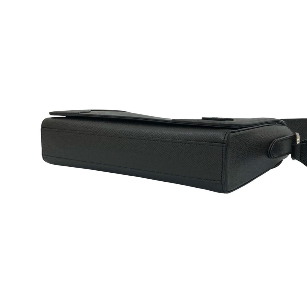 Louis Vuitton Black Leather Shoulder Bag