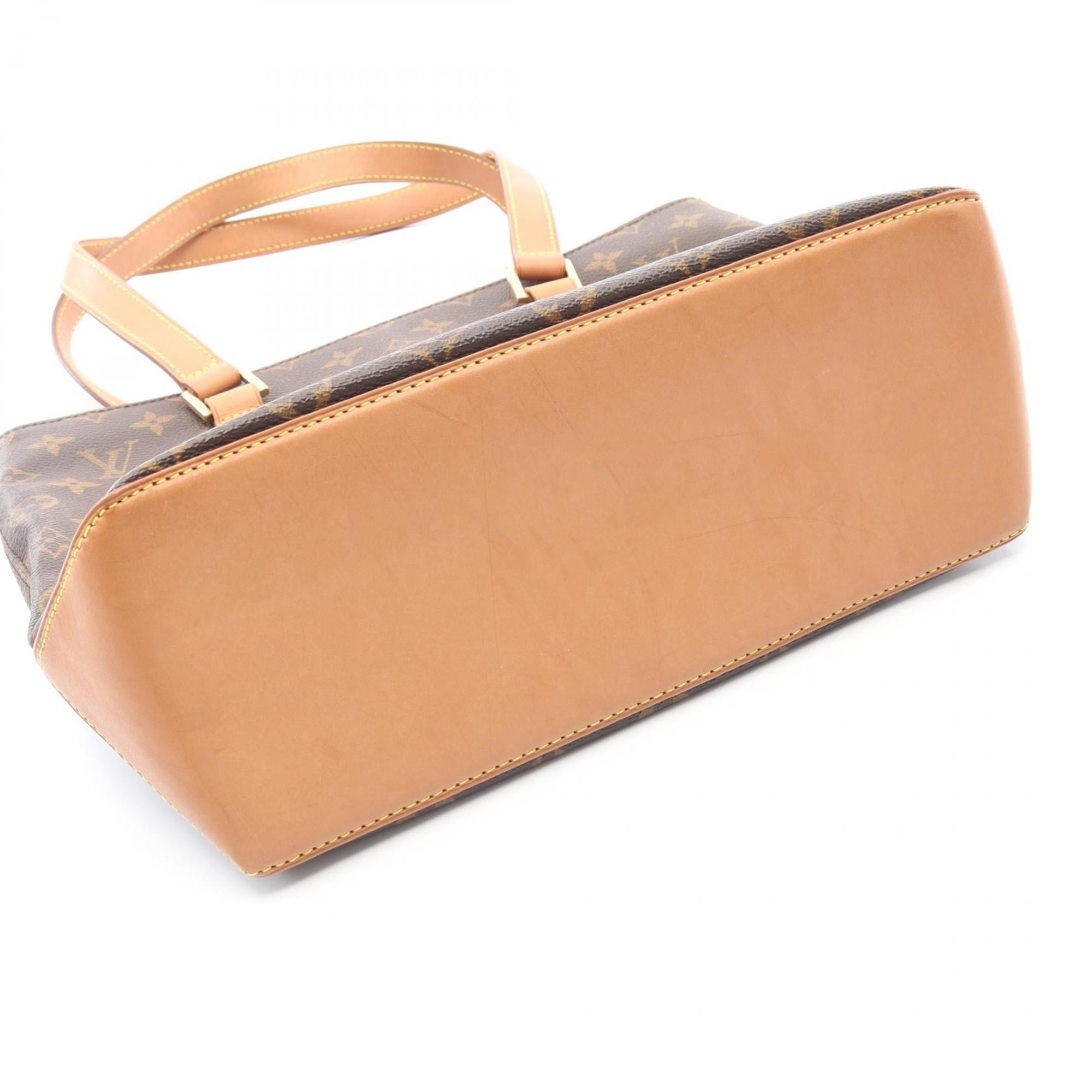 Louis Vuitton Brown Monogram Coated Canvas Leather Shoulder Bag
