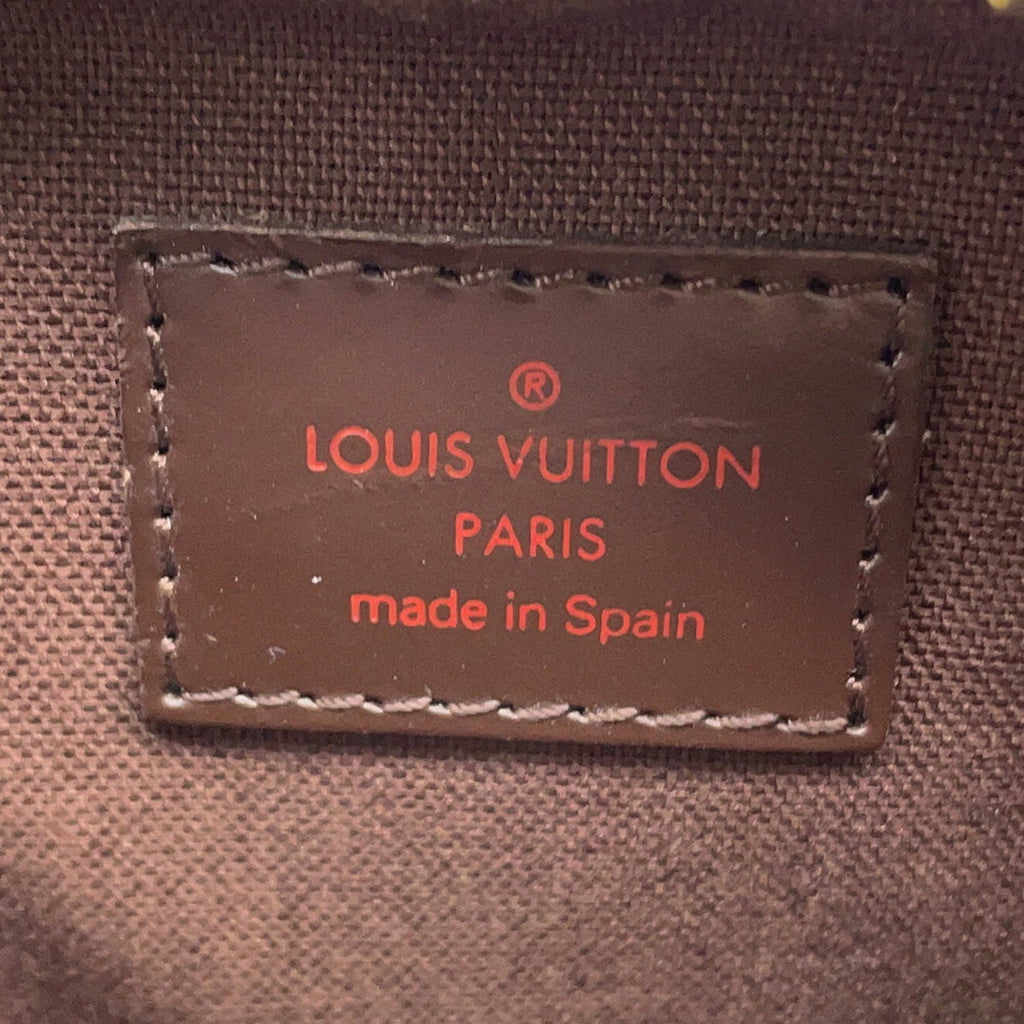 Louis Vuitton Brown Damier Canvas Ebene Damier Canvas Pouch Shoulder Bag Sling Bag