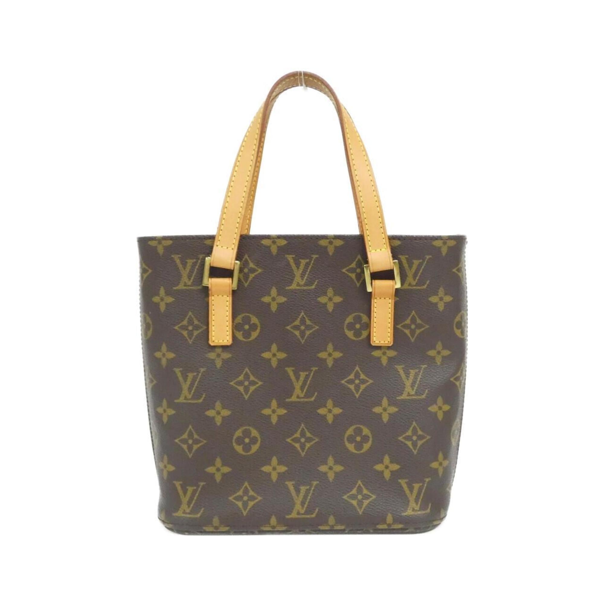 Louis Vuitton Marron Coated Canvas Handbag