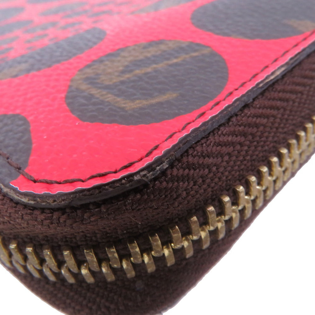 Louis Vuitton Monogram Red Color Monogram Long Wallet