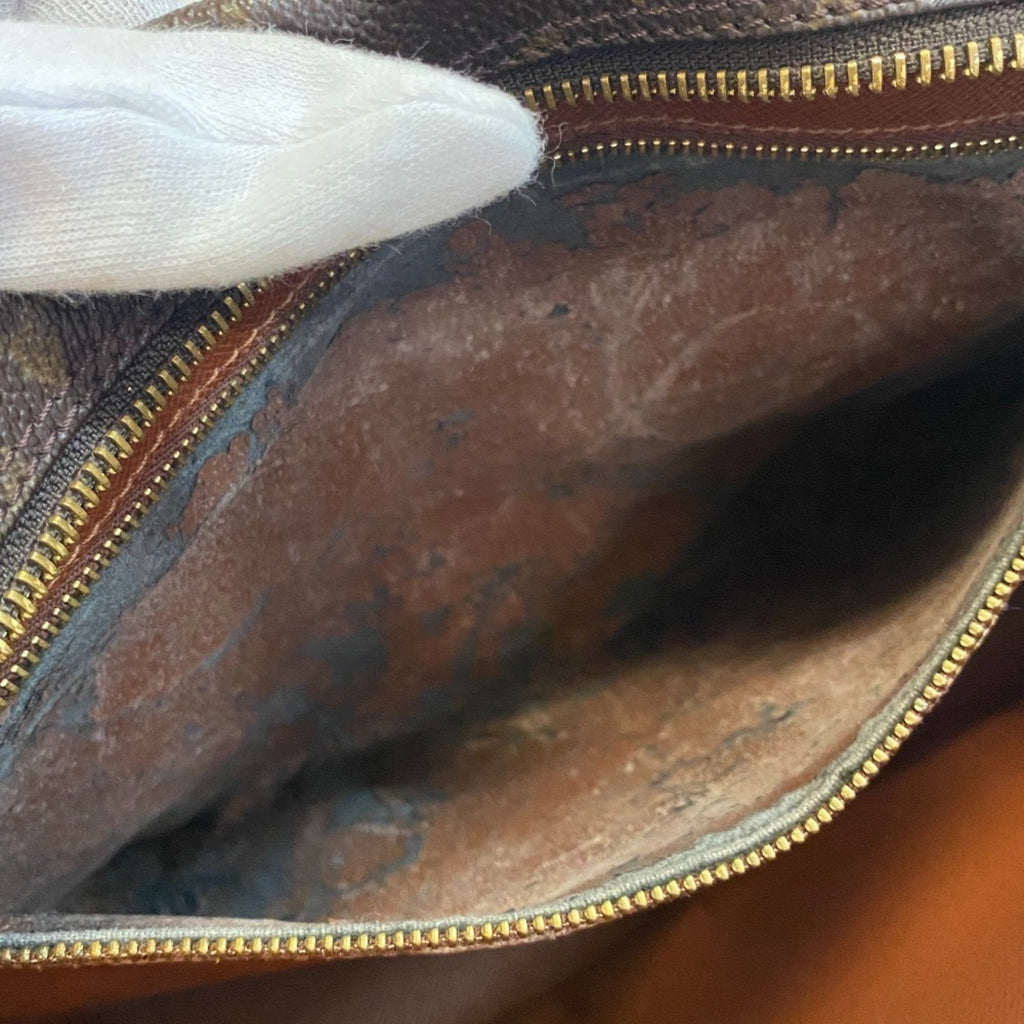 Louis Vuitton Brown Leather Shoulder Bag