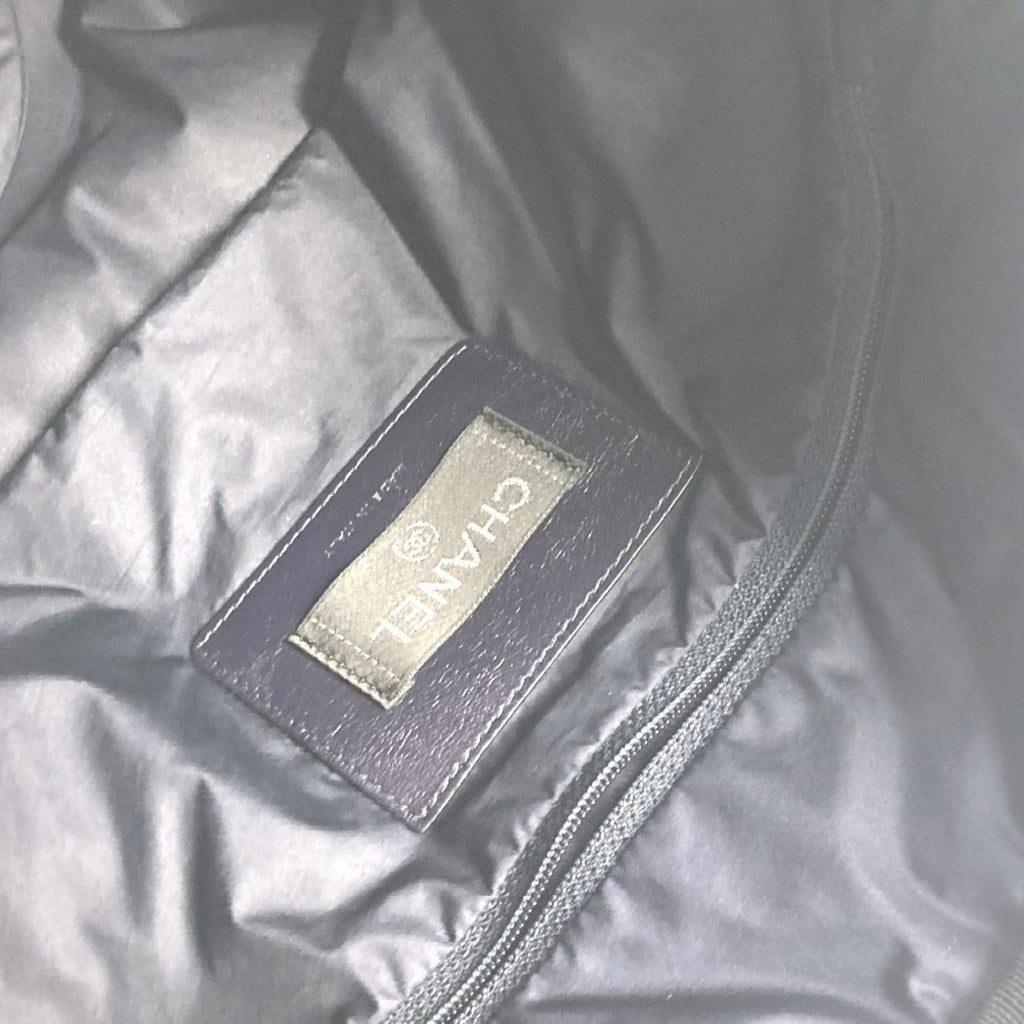 Chanel White Nylon Shoulder Bag