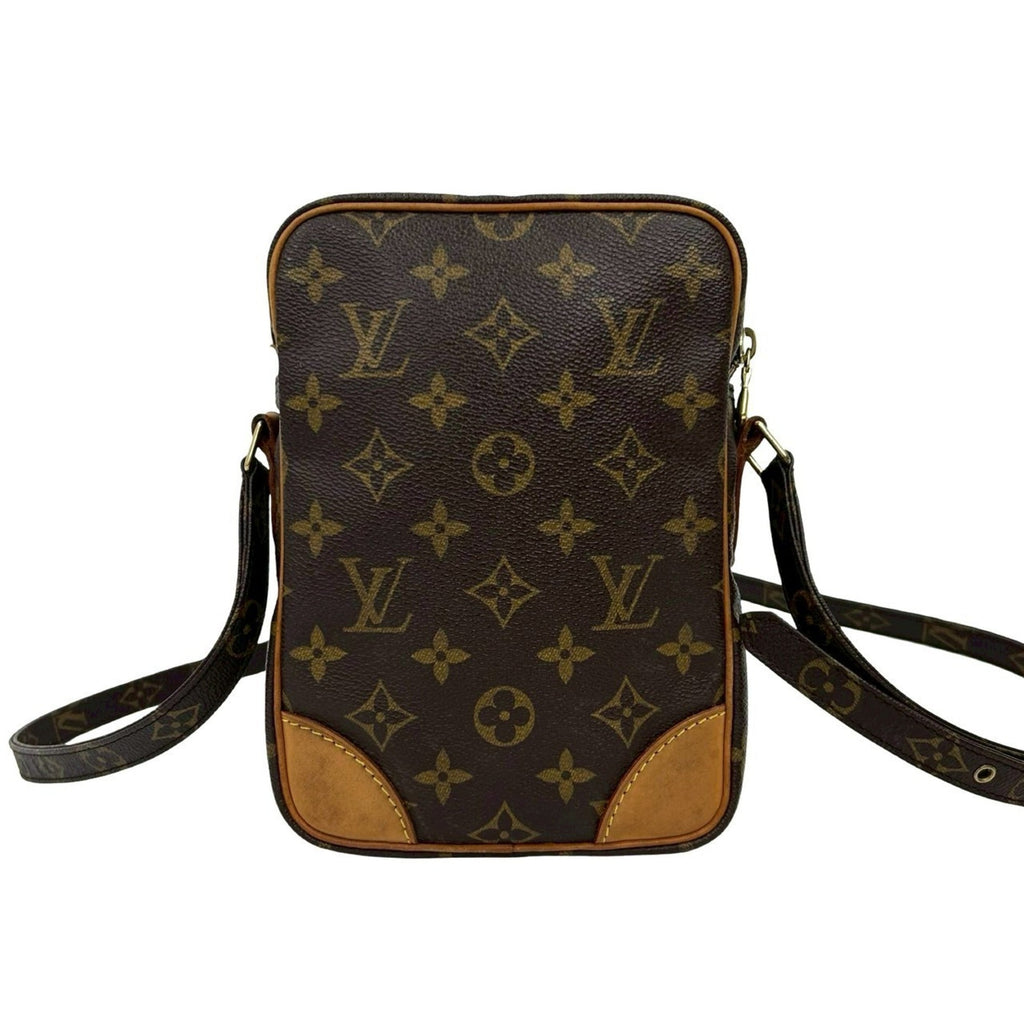 Louis Vuitton Brown Leather Pvc Pochette Shoulder Bag