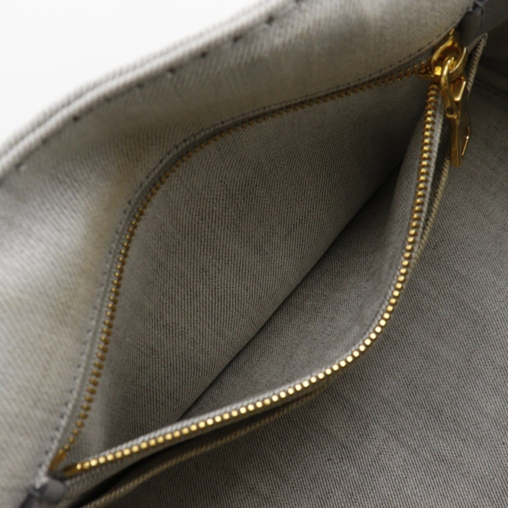 Prada Light Gray Denim Handbag