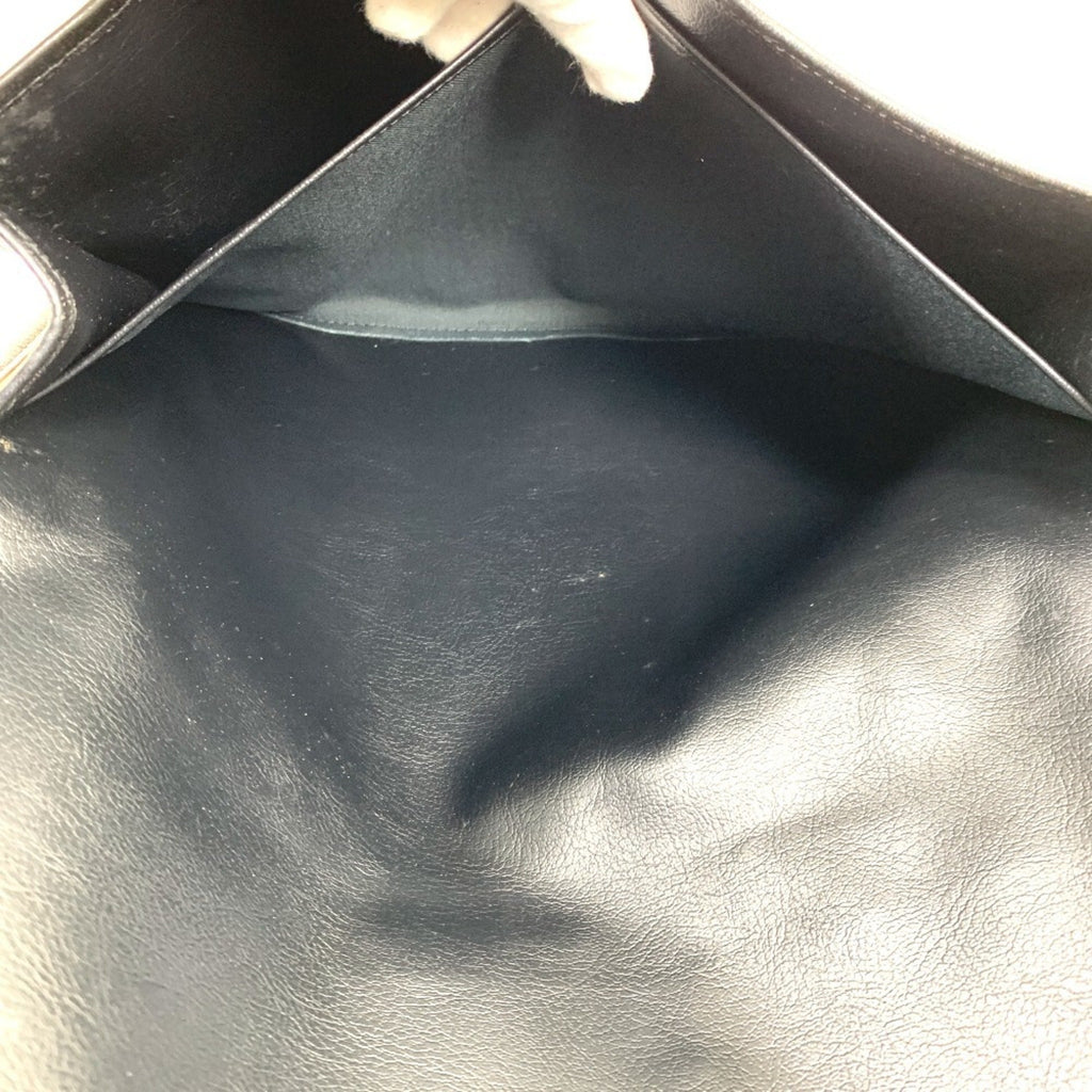 Burberry Beige Canvas Leather Clutch Bag
