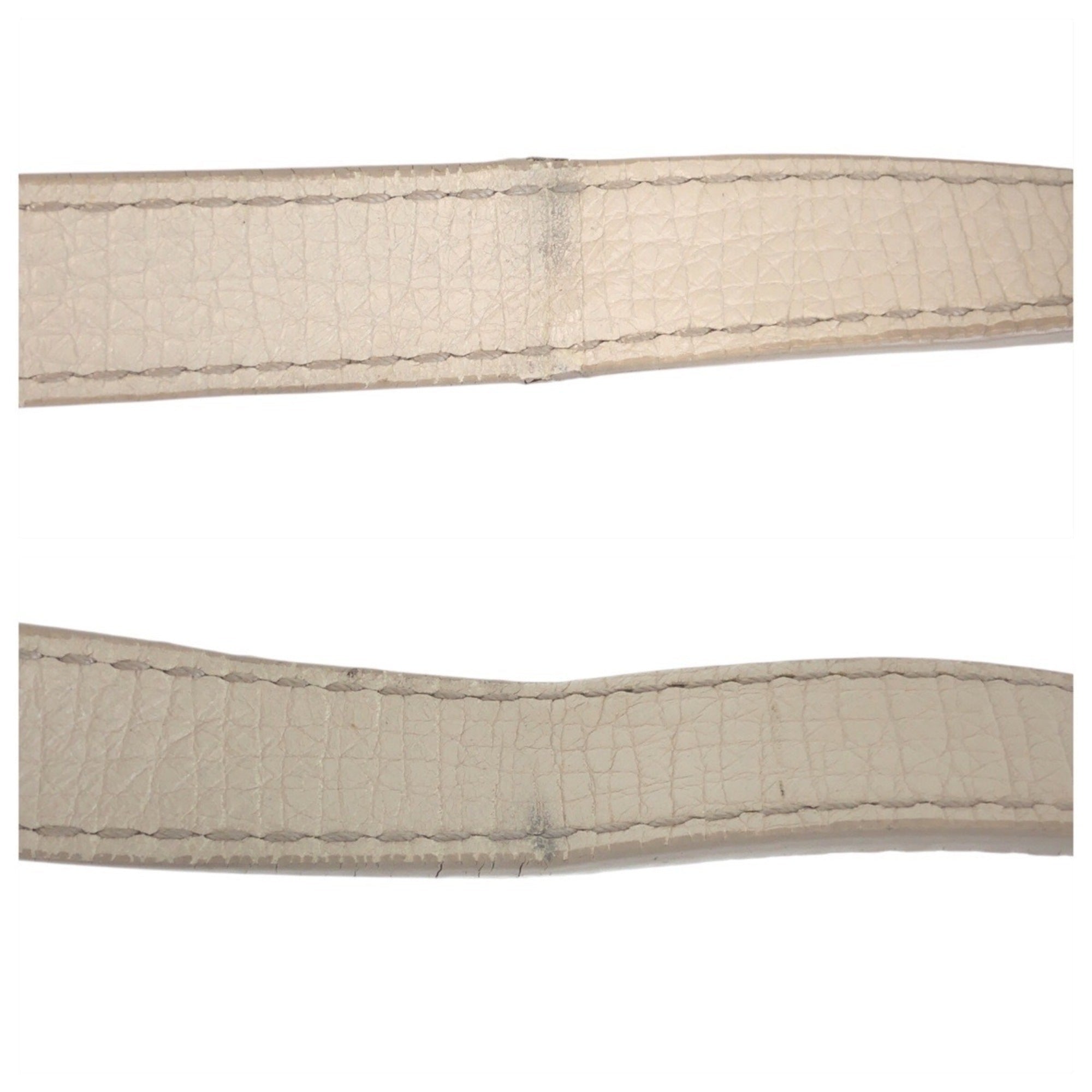 Bottega Veneta Ivory Leather Shoulder Bag