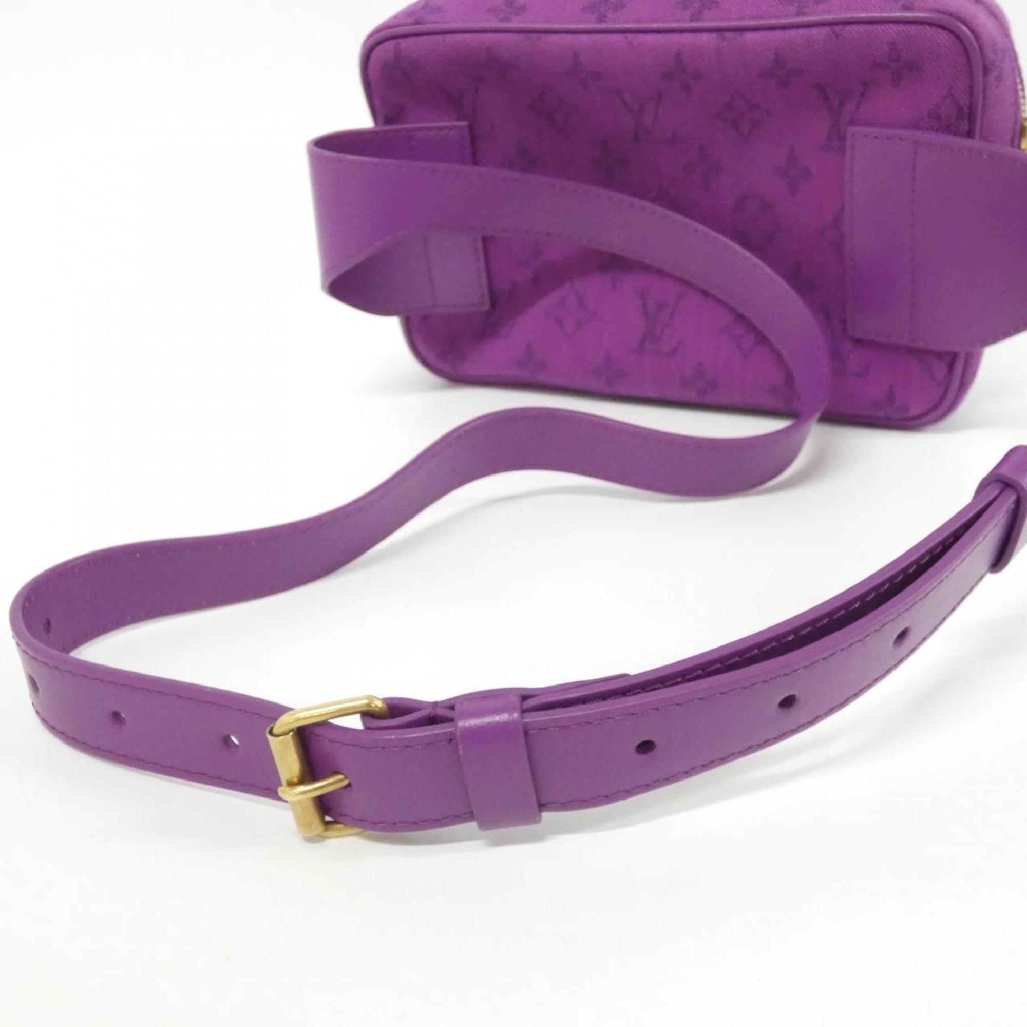 Louis Vuitton Purple Denim Canvas Shoulder Bag