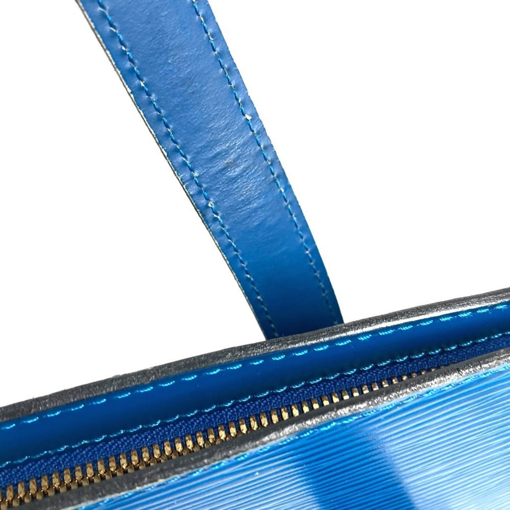 Louis Vuitton Blue Toledo Blue Epi Leather Shoulder Bag Tote Bag