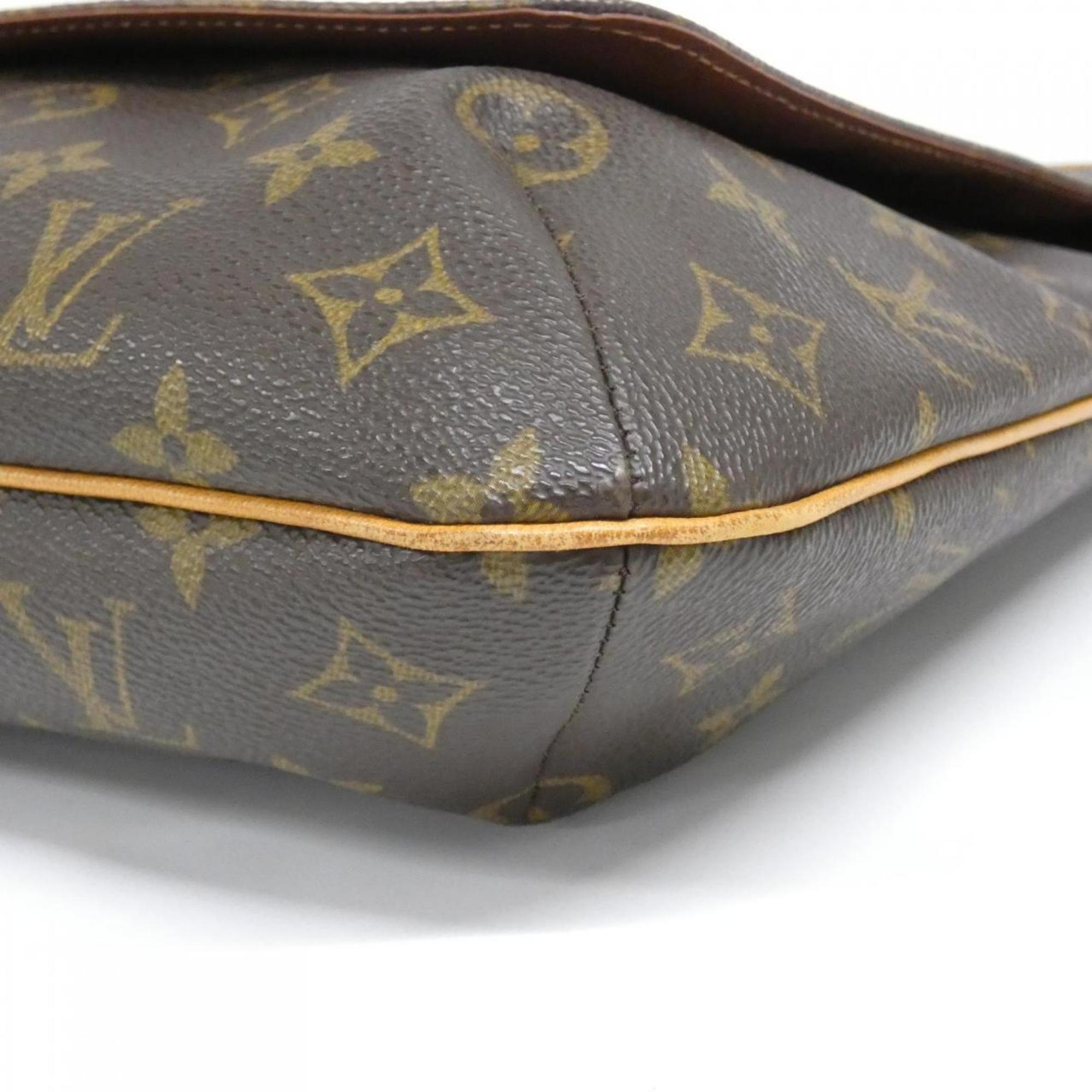 Louis Vuitton Marron Coated Canvas Shoulder Bag